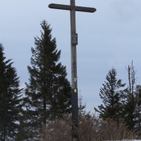 (112/138): Wycieczka g�rska w Beskid Ma�y 09.01.2015r. odPrze�. Kocierskiej przez Potr�jn�, Leskowiec, Gro� Jana Paw�a II do Rzyk Jag�dek