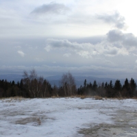 (113/138): Wycieczka g�rska w Beskid Ma�y 09.01.2015r. odPrze�. Kocierskiej przez Potr�jn�, Leskowiec, Gro� Jana Paw�a II do Rzyk Jag�dek