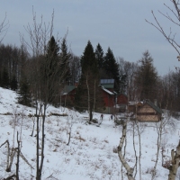 (121/138): Wycieczka g�rska w Beskid Ma�y 09.01.2015r. odPrze�. Kocierskiej przez Potr�jn�, Leskowiec, Gro� Jana Paw�a II do Rzyk Jag�dek
