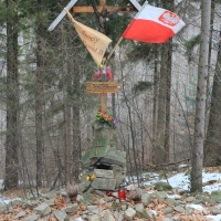 (133/138): Wycieczka g�rska w Beskid Ma�y 09.01.2015r. odPrze�. Kocierskiej przez Potr�jn�, Leskowiec, Gro� Jana Paw�a II do Rzyk Jag�dek