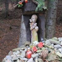 (134/138): Wycieczka g�rska w Beskid Ma�y 09.01.2015r. odPrze�. Kocierskiej przez Potr�jn�, Leskowiec, Gro� Jana Paw�a II do Rzyk Jag�dek