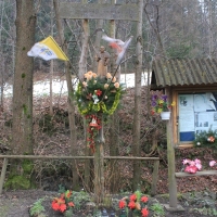 (135/138): Wycieczka g�rska w Beskid Ma�y 09.01.2015r. odPrze�. Kocierskiej przez Potr�jn�, Leskowiec, Gro� Jana Paw�a II do Rzyk Jag�dek