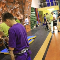 (12/60): Zajcia na ciance wspinaczkowej 13.11.2015r.