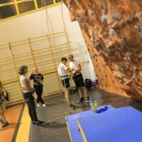 (19/60): Zajcia na ciance wspinaczkowej 13.11.2015r.