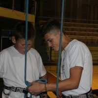 (12/25): Zajcia na ciance wspinaczkowej 25.09.2015r.