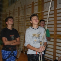 (13/25): Zajcia na ciance wspinaczkowej 25.09.2015r.