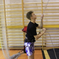 (28/60): Zaj�cia na �ciance wspinaczkowej 27.02.2015r.
