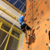 (51/60): Zaj�cia na �ciance wspinaczkowej 27.02.2015r.