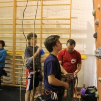 (54/60): Zaj�cia na �ciance wspinaczkowej 27.02.2015r.
