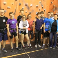 (60/60): Zaj�cia na �ciance wspinaczkowej 27.02.2015r.