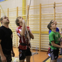 (33/65): Zaj�cia na �ciance wspinaczkowej 27.03.2015r.