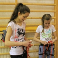 (34/65): Zaj�cia na �ciance wspinaczkowej 27.03.2015r.