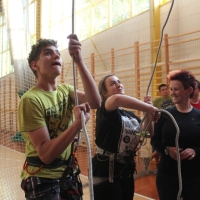 (40/52): Zaj�cia na �ciance wspinaczkowej 29.05.2015r.