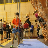 (31/48): Zaj�cia na �ciance wspinaczkowej 30.10.2015r.