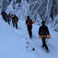 (184/223): Trzy dni w Beskidzie lskim  31.01 - 02.02.2015r.