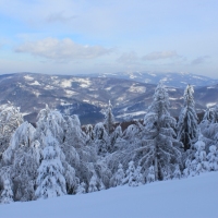 (190/223): Trzy dni w Beskidzie lskim  31.01 - 02.02.2015r.