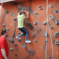 (8/58): Zajcia na ciance wspinaczkowej 14.04.2016r.