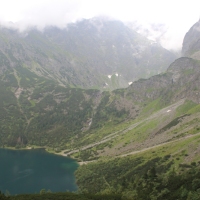 (35/124): Palenica Biaczaska - Dolina Rybiego Potoku - Morskie Oko 1395 m n.p.m. - Dolina za Mnichem - Wrota Chaubiskiego 2022 m n.p.m. - Dolina za Mnichem - Morskie Oko 1395 m n.p.m. -  Dolina Rybiego Potoku - Palenica Biaczaska