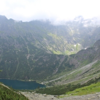 (102/124): Palenica Biaczaska - Dolina Rybiego Potoku - Morskie Oko 1395 m n.p.m. - Dolina za Mnichem - Wrota Chaubiskiego 2022 m n.p.m. - Dolina za Mnichem - Morskie Oko 1395 m n.p.m. -  Dolina Rybiego Potoku - Palenica Biaczaska