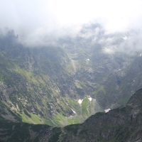 (103/124): Palenica Biaczaska - Dolina Rybiego Potoku - Morskie Oko 1395 m n.p.m. - Dolina za Mnichem - Wrota Chaubiskiego 2022 m n.p.m. - Dolina za Mnichem - Morskie Oko 1395 m n.p.m. -  Dolina Rybiego Potoku - Palenica Biaczaska