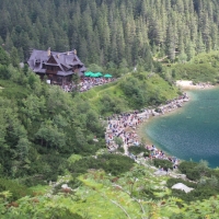 (108/124): Palenica Biaczaska - Dolina Rybiego Potoku - Morskie Oko 1395 m n.p.m. - Dolina za Mnichem - Wrota Chaubiskiego 2022 m n.p.m. - Dolina za Mnichem - Morskie Oko 1395 m n.p.m. -  Dolina Rybiego Potoku - Palenica Biaczaska