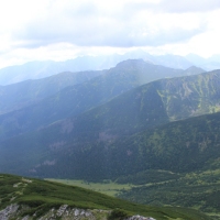(47/157): Dolina Stryska - Przecz w Grzybowcu 1311 m n.p.m. - Wynia Kondracka Przecz - Giewont 1894 m n.p.m. - Wynia Kondracka Przecz - Kondracka Przecz 1725 m n.p.m. - Kondracka Kopa 2005 m n.p.m. -  Kondracka Przecz 1725 m n.p.m. - Dolina Maej ki - elazna Droga - Dolina Stryska 