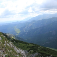 (48/157): Dolina Stryska - Przecz w Grzybowcu 1311 m n.p.m. - Wynia Kondracka Przecz - Giewont 1894 m n.p.m. - Wynia Kondracka Przecz - Kondracka Przecz 1725 m n.p.m. - Kondracka Kopa 2005 m n.p.m. -  Kondracka Przecz 1725 m n.p.m. - Dolina Maej ki - elazna Droga - Dolina Stryska 