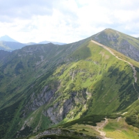 (49/157): Dolina Stryska - Przecz w Grzybowcu 1311 m n.p.m. - Wynia Kondracka Przecz - Giewont 1894 m n.p.m. - Wynia Kondracka Przecz - Kondracka Przecz 1725 m n.p.m. - Kondracka Kopa 2005 m n.p.m. -  Kondracka Przecz 1725 m n.p.m. - Dolina Maej ki - elazna Droga - Dolina Stryska 