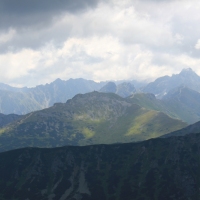 (65/157): Dolina Stryska - Przecz w Grzybowcu 1311 m n.p.m. - Wynia Kondracka Przecz - Giewont 1894 m n.p.m. - Wynia Kondracka Przecz - Kondracka Przecz 1725 m n.p.m. - Kondracka Kopa 2005 m n.p.m. -  Kondracka Przecz 1725 m n.p.m. - Dolina Maej ki - elazna Droga - Dolina Stryska 