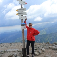 (72/157): Dolina Stryska - Przecz w Grzybowcu 1311 m n.p.m. - Wynia Kondracka Przecz - Giewont 1894 m n.p.m. - Wynia Kondracka Przecz - Kondracka Przecz 1725 m n.p.m. - Kondracka Kopa 2005 m n.p.m. -  Kondracka Przecz 1725 m n.p.m. - Dolina Maej ki - elazna Droga - Dolina Stryska 