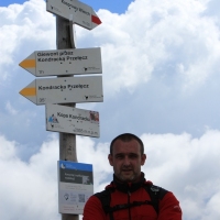 (75/157): Dolina Str��yska - Prze��cz w Grzybowcu 1311 m n.p.m. - Wy�nia Kondracka Prze��cz - Giewont 1894 m n.p.m. - Wy�nia Kondracka Prze��cz - Kondracka Prze��cz 1725 m n.p.m. - Kondracka Kopa 2005 m n.p.m. -  Kondracka Prze��cz 1725 m n.p.m. - Dolina Ma�ej ��ki - �elazna Droga - Dolina Str��yska 