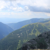 (78/157): Dolina Str��yska - Prze��cz w Grzybowcu 1311 m n.p.m. - Wy�nia Kondracka Prze��cz - Giewont 1894 m n.p.m. - Wy�nia Kondracka Prze��cz - Kondracka Prze��cz 1725 m n.p.m. - Kondracka Kopa 2005 m n.p.m. -  Kondracka Prze��cz 1725 m n.p.m. - Dolina Ma�ej ��ki - �elazna Droga - Dolina Str��yska 