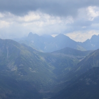 (103/157): Dolina Stryska - Przecz w Grzybowcu 1311 m n.p.m. - Wynia Kondracka Przecz - Giewont 1894 m n.p.m. - Wynia Kondracka Przecz - Kondracka Przecz 1725 m n.p.m. - Kondracka Kopa 2005 m n.p.m. -  Kondracka Przecz 1725 m n.p.m. - Dolina Maej ki - elazna Droga - Dolina Stryska 