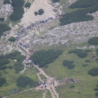 (106/157): Dolina Stryska - Przecz w Grzybowcu 1311 m n.p.m. - Wynia Kondracka Przecz - Giewont 1894 m n.p.m. - Wynia Kondracka Przecz - Kondracka Przecz 1725 m n.p.m. - Kondracka Kopa 2005 m n.p.m. -  Kondracka Przecz 1725 m n.p.m. - Dolina Maej ki - elazna Droga - Dolina Stryska 