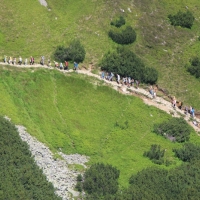 (110/157): Dolina Stryska - Przecz w Grzybowcu 1311 m n.p.m. - Wynia Kondracka Przecz - Giewont 1894 m n.p.m. - Wynia Kondracka Przecz - Kondracka Przecz 1725 m n.p.m. - Kondracka Kopa 2005 m n.p.m. -  Kondracka Przecz 1725 m n.p.m. - Dolina Maej ki - elazna Droga - Dolina Stryska 