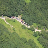 (111/157): Dolina Stryska - Przecz w Grzybowcu 1311 m n.p.m. - Wynia Kondracka Przecz - Giewont 1894 m n.p.m. - Wynia Kondracka Przecz - Kondracka Przecz 1725 m n.p.m. - Kondracka Kopa 2005 m n.p.m. -  Kondracka Przecz 1725 m n.p.m. - Dolina Maej ki - elazna Droga - Dolina Stryska 