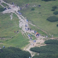 (114/157): Dolina Stryska - Przecz w Grzybowcu 1311 m n.p.m. - Wynia Kondracka Przecz - Giewont 1894 m n.p.m. - Wynia Kondracka Przecz - Kondracka Przecz 1725 m n.p.m. - Kondracka Kopa 2005 m n.p.m. -  Kondracka Przecz 1725 m n.p.m. - Dolina Maej ki - elazna Droga - Dolina Stryska 