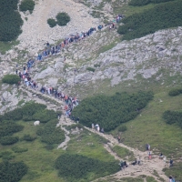 (115/157): Dolina Stryska - Przecz w Grzybowcu 1311 m n.p.m. - Wynia Kondracka Przecz - Giewont 1894 m n.p.m. - Wynia Kondracka Przecz - Kondracka Przecz 1725 m n.p.m. - Kondracka Kopa 2005 m n.p.m. -  Kondracka Przecz 1725 m n.p.m. - Dolina Maej ki - elazna Droga - Dolina Stryska 