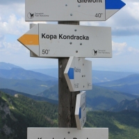 (120/157): Dolina Stryska - Przecz w Grzybowcu 1311 m n.p.m. - Wynia Kondracka Przecz - Giewont 1894 m n.p.m. - Wynia Kondracka Przecz - Kondracka Przecz 1725 m n.p.m. - Kondracka Kopa 2005 m n.p.m. -  Kondracka Przecz 1725 m n.p.m. - Dolina Maej ki - elazna Droga - Dolina Stryska 
