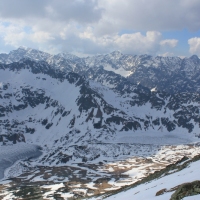 (84/158): Palenica Biaczaska - Dolina Roztoki - Kozi Wierch 2291 m n.p.m. - Dolina Piciu Staww Polskich - Dolina Roztoki - Palenica Biaczaska
