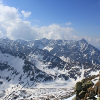 (92/158): Palenica Biaczaska - Dolina Roztoki - Kozi Wierch 2291 m n.p.m. - Dolina Piciu Staww Polskich - Dolina Roztoki - Palenica Biaczaska