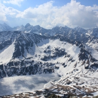 (96/158): Palenica Biaczaska - Dolina Roztoki - Kozi Wierch 2291 m n.p.m. - Dolina Piciu Staww Polskich - Dolina Roztoki - Palenica Biaczaska