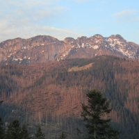 (9/204): Kiry - Dolina Kocieliska - Chuda Przeczka 1850 m n.p.m. - Ciemniak 2096 m n.p.m. - Krzesanica 2122 m n.p.m. - Maoczniak 2096 m n.p.m. - Przysop Mitusi 1189 m n.p.m. - Dolina Kocieliska - Kiry