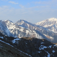 (36/204): Kiry - Dolina Kocieliska - Chuda Przeczka 1850 m n.p.m. - Ciemniak 2096 m n.p.m. - Krzesanica 2122 m n.p.m. - Maoczniak 2096 m n.p.m. - Przysop Mitusi 1189 m n.p.m. - Dolina Kocieliska - Kiry