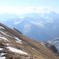 (82/204): Kiry - Dolina Kocieliska - Chuda Przeczka 1850 m n.p.m. - Ciemniak 2096 m n.p.m. - Krzesanica 2122 m n.p.m. - Maoczniak 2096 m n.p.m. - Przysop Mitusi 1189 m n.p.m. - Dolina Kocieliska - Kiry
