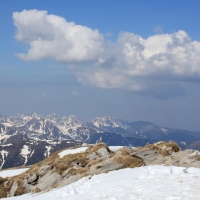 (105/204): Kiry - Dolina Kocieliska - Chuda Przeczka 1850 m n.p.m. - Ciemniak 2096 m n.p.m. - Krzesanica 2122 m n.p.m. - Maoczniak 2096 m n.p.m. - Przysop Mitusi 1189 m n.p.m. - Dolina Kocieliska - Kiry