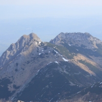 (125/204): Kiry - Dolina Kocieliska - Chuda Przeczka 1850 m n.p.m. - Ciemniak 2096 m n.p.m. - Krzesanica 2122 m n.p.m. - Maoczniak 2096 m n.p.m. - Przysop Mitusi 1189 m n.p.m. - Dolina Kocieliska - Kiry