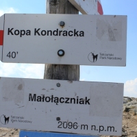 (131/204): Kiry - Dolina Kocieliska - Chuda Przeczka 1850 m n.p.m. - Ciemniak 2096 m n.p.m. - Krzesanica 2122 m n.p.m. - Maoczniak 2096 m n.p.m. - Przysop Mitusi 1189 m n.p.m. - Dolina Kocieliska - Kiry