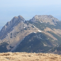 (141/204): Kiry - Dolina Kocieliska - Chuda Przeczka 1850 m n.p.m. - Ciemniak 2096 m n.p.m. - Krzesanica 2122 m n.p.m. - Maoczniak 2096 m n.p.m. - Przysop Mitusi 1189 m n.p.m. - Dolina Kocieliska - Kiry