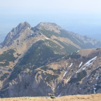 (146/204): Kiry - Dolina Kocieliska - Chuda Przeczka 1850 m n.p.m. - Ciemniak 2096 m n.p.m. - Krzesanica 2122 m n.p.m. - Maoczniak 2096 m n.p.m. - Przysop Mitusi 1189 m n.p.m. - Dolina Kocieliska - Kiry